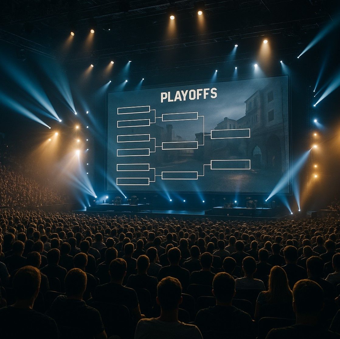 Плей-офф в CS2: что это, как работает турнирная сетка, форматы single и double-elimination