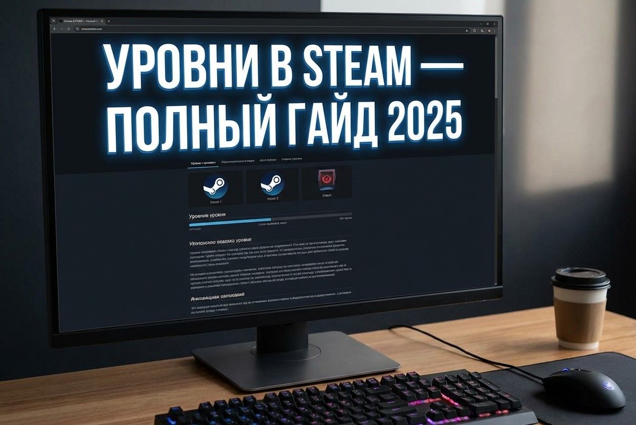 Уровни в Steam — полный гайд 2025 по быстрой прокачке